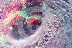 Cosmic landscape. Nebula. Elements of this image furnished by NASA