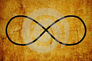 Cosmic Lemniscate Infinity Symbol Magic Symbols Vintage background photo