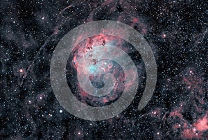 Cosmic nebula in Auriga