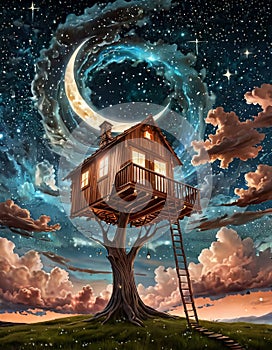 Cosmic Swirl around Treehouse