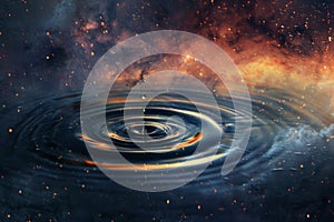 Cosmic Waves An Amazingly Surreal Space Water Ripple Experience That Transcends Reality