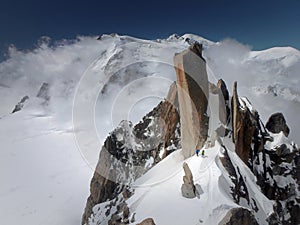 Cosmiques Arete & Mont Blanc photo