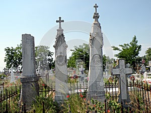 Cosmopolit cemetery in Sulina, in Danube Delta, Tulcea, Romania