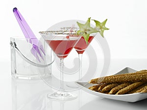 Cosmopolitan cocktail drink