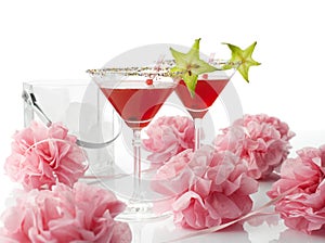 Cosmopolitan cocktail drink