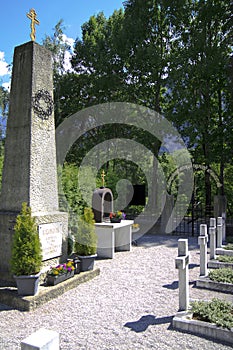 Cossack graveyard, Peggetz, Lienz, Austria photo