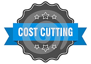 cost cutting label. cost cutting isolated seal. sticker. sign