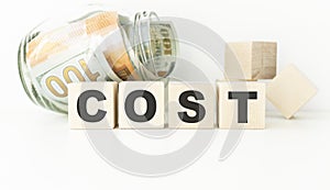 Cost, expense or company profit and loss concept