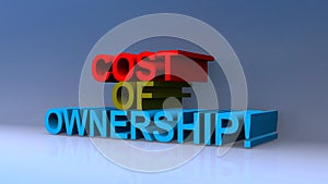 Cost of ownership on blue