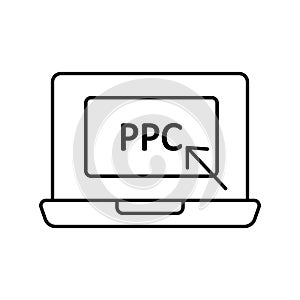 Cost per click Isolated Vector icon which can easily modify or edit