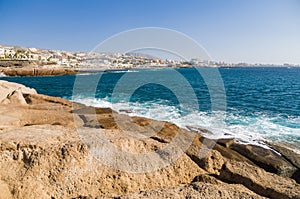 Costa Adeje resort coastline, Tenerife island