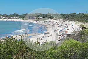 Costa Azul Beach Aerial, Canelones, Uruguay photo