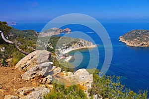 Costa Blanca, the beautiful Cap Prim near Javea, Spain