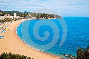 Costa Brava beach Lloret de Mar Catalonia Spain