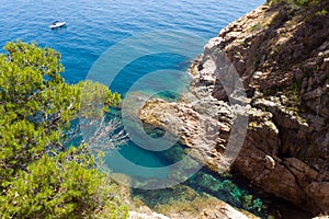 Costa Brava landscape near Tossa de Mar photo