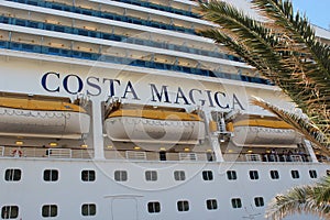 'Costa Magica' cruise ship in Valletta