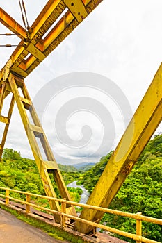 Costa Rica bridge over the Sucio river photo