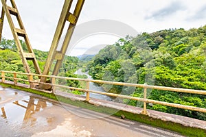 Costa Rica bridge over the Sucio river photo