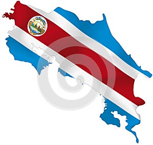 Costa Rica flag photo