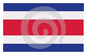 Costa Rican flag.