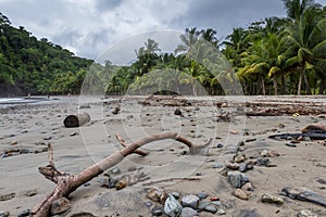 Costa Rican south pacific beach