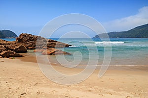 Costa Verde beach in Trindade, Brazil