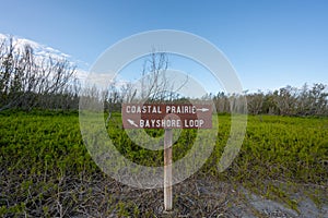 Costal Prarie and Bayshore Loop Split Sign