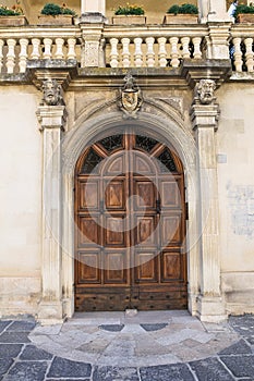 Costantini Palace. Lecce. Puglia. Italy.