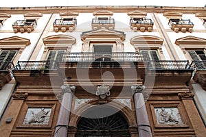 costantino palace in palermo in sicily (italy) photo