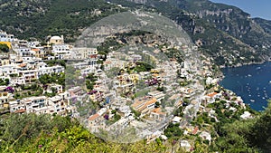 Costiera Amalfitana, Italy, the coast at summer: Positano