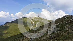 Bucegi plateau and Costila communication station