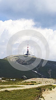 Costila mountain and the communication station