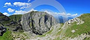 Costila steep cliffs, Bucegi mountains