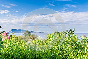 The costline in Sardinia