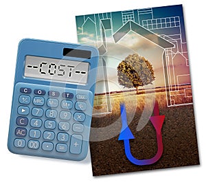 Costs about construction of a geothermal plant - Geothermal heating and cooling system linear for sustainable buildings