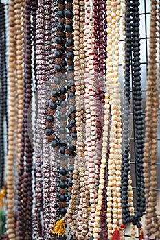 Costume jewelery for sale at the flea market