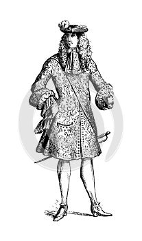 Costume - Lieutenant guards -1683