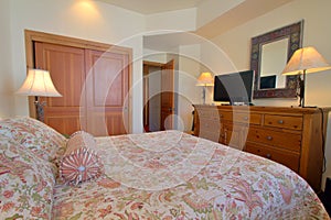 Cosy modern bedroom photo
