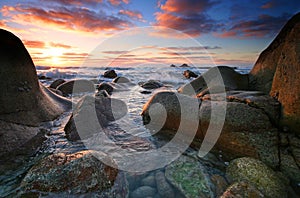 Cot Valley West Cornwall at sunset