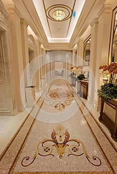 Cotai Macao Grand Lisboa Palace Palazzo Versace Lobby Entrance Macau Italian Fashion Legend Interior Design Furniture