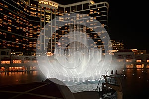 Cotai Macau Wynn Palace Fountain Lake Dance Music Lighting Audio Visual Performance