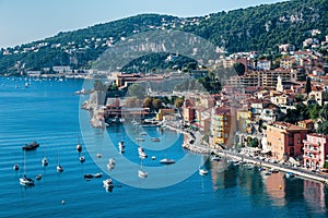 Cote d`Azur near the town of Villefranche-sur-