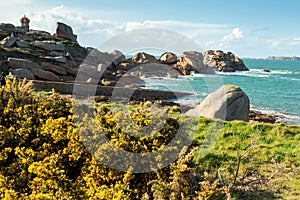 Cote de Granit Rose in Brittany, France