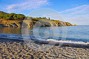 Cote Vermeille, beach in France