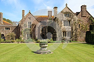 Cothay Manor Lawn And Exterior, Somerset, UK