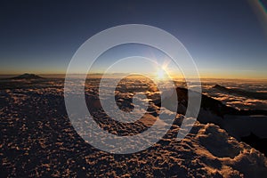 Cotopaxi Summit view