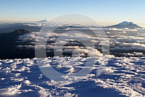 Cotopaxi Summit view