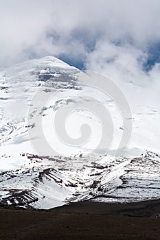 Cotopaxi Volcano is an active stratovolcano located in the Andean zone of Ecuador photo