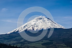 Cotopaxi volcano in Ecuador photo
