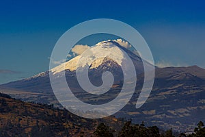 Cotopaxi volcano in Ecuador, South America photo